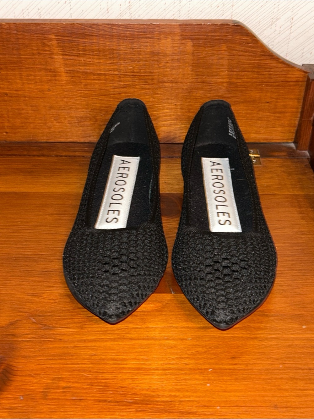 AEROSOLES Point Knit Danielle Ballet Flat Shoes - Picture 3 of 8